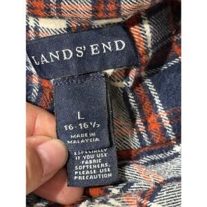 Lands' End Men's Flannel Shirt | Size L